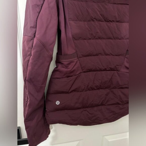 Lululemon DOWN FOR IT ALL JACKET 700 Down & PrimaLoft Hoodie Size 6 Outdoor - Picture 10 of 12